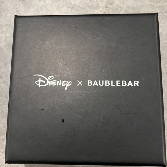 ⚜️BaubleBar Mickey Mouse Disney 18K Gold Sterling Silver Threader Hoop earrings - Picture 5 of 9